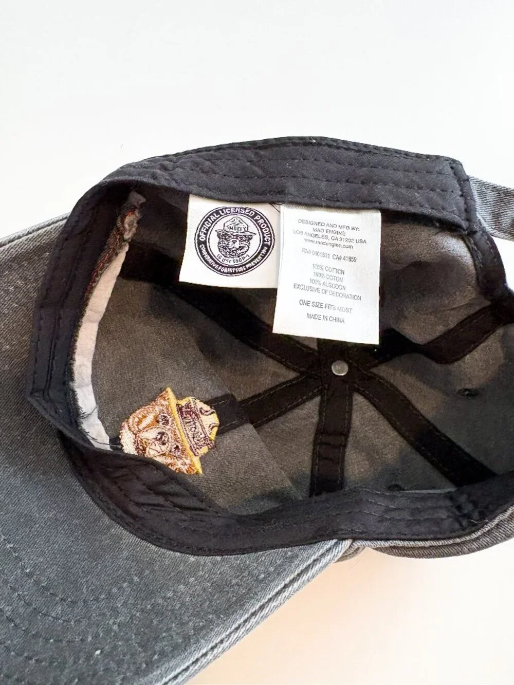 Smokey the Bear Baseball Cap